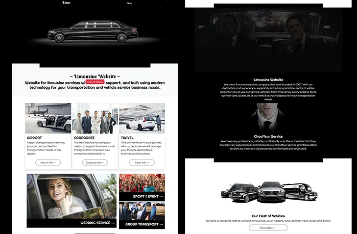 Svelte Car website template themes